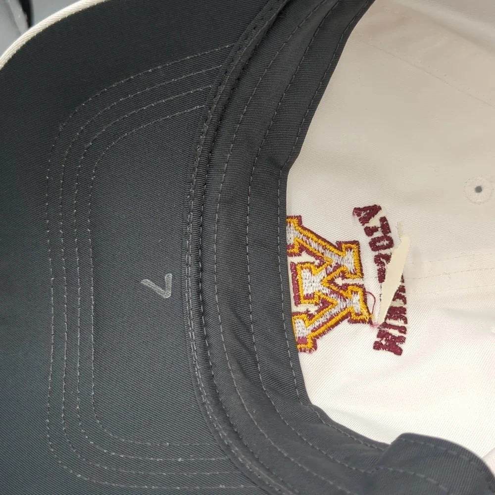 Minnesota Golden Gophers Golf B1G Hat Cap Nike OSFM White Strapback